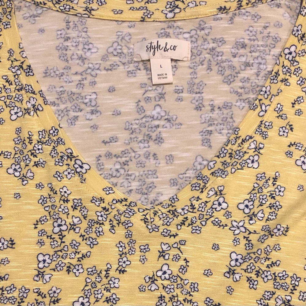 Style & Co Drapey Top - Picture 4 of 4